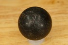 Wicca Reiki Healing Magic 2  Sphere Ball Shungite Black Veined Gemstone