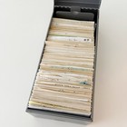 1000 Vintage Handwritten Typed   Cutouts Recipe Cards Grandma 13    Weis Metal Box