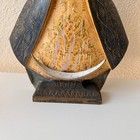 Cortez Family 12  Wood Carved Polychrome Virgin Mary Figure Mexico Folk Art