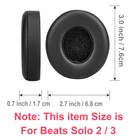 1 Pair Ear Pad Cushion Replacement For Beats Dre Solo 2 Solo 3 Wireless   Wired