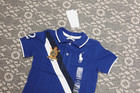 New Ralph Lauren Baby Boy s Big Pony   Polo Crest Polo Shirt - Size 24m - Blue