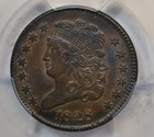 1828 Classic Head Half Cent  Pcgs Au58