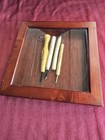    handmade Turned Pens Lot   Wood acrylic Blanks With Display Case   Hardware Kit