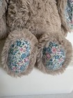 Jellycat  Bunny Medium 31cm Beige Brown Blue Blossom Ears Feet Plush Vguc