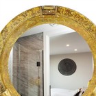 12 antique Shipwrecked Rusted Nautical Brass Ship s Porthole Wall Decor Mirror