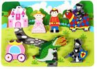 Wooden Castle Puzzle For Toddlers Improves Motor Skills New Sealed