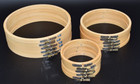 New  lot Of 15  White Horse Brand Wooden Embroidery Hoops 8  6  4  Crafts