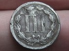 1882 Three 3 Cent Nickel 3cn- Fine vf Details