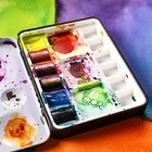Golden Qor Mini  Intensity 6 Color 1 2 Pan Artist Watercolor Set   Free Shipping