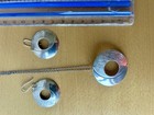 Sterling Silver  925 Sun Moon Necklace   Earrings Set W  Coa Taxco