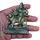 1900 s Old Vintage Antique Brass Fine Mata Ji Very Rare Statue   Figure