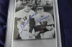 Joe Dimaggio   Ted Williams Autographed 8x10 Photo Baseball Hofers Psa Slabbed