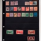 Great Britain 26 Used Stamps Queen Victoria To George Vi Army Official Perfins