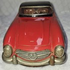 Nomura showa 50   s  Japan Battery Operated Vintage Tin Car Mercedes Benz 300 Sl 
