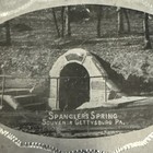 Spanglers Spring Metal Wall Hanging Ornament Vintage Souvenir Gettysburg Pa