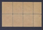 Canada 254ai 1947 4c Dark Carmine Kgvi War Issue Booklet Pane Of 6 From Bk39 Mnh