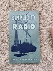 Lot Of 2 Antique Crosley Simplicty Of Radio Books-the Blue Book Of Radio