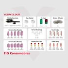 71pcs Tig Welding Torch Stubby Gas Lens  12 Pyrex Glass Cup Kit For Wp-17 18 26