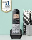 Panasonic Kx-tgb810 S Silver Compact Cordless Phone W  Dect 6 0 Handset Call Id