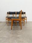 Set Of 6 Vintage Mid Century Danish Modern Dining Chairs By Erik Buch