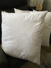 Duck Feather   Down Pillow Insert  Throw Couch Decorative 24 X 24 With Covers