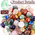 70 Pcs 0 5 In Irregular Crystals Tumbled Stones  Gems  Tumbled Crystals Polished