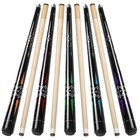 Pool Cue  58  Billiard Cue Stick 2-piece Maple Wood Pool Cue Stick 18 Set Of 5