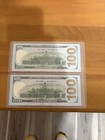 2025 100 Dollar Notes President Donald Trump Signed  Ansequential Serial Numbers