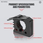 4pcs Quick Fist Clamp Shovel Holder Bracket 1 18-1 57 Diameter Trailer Rv Boat