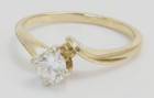  40ct Solid 14k Gold Si2 h Diamond Solitaire Wedding Engagement Ring Size 5