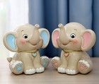 Cartoon Elephant Piggy Bank Coin Bank Money Saving Bank Money Box-pink