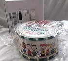 2025 Peanuts Holiday Chex Mix Tin Snoopy  Charlie Brown  Linus  Lucy   new 