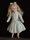 Antique German 16    Gebr  der Kuhnlenz 44-26 Bisque Head Doll