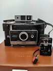 Vintage Brown Polaroid 450 Automatic Land Camera Zeiss Viewfinder Untested