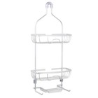 Zenna Home Shower Caddy - Satin Chrome - 2 Tier