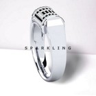 Black Onyx Round Cut With 925 Sterling Silver Ring For Men s  d525  