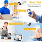 Toguard Wireless 1080p Cctv Ip Camera System 4ch Nvr Home Security 7 lcd Monitor