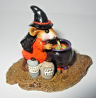 Wee Forest Folk Something s Brewing Witch Mouse Halloween M-215 Figurine Mint 