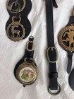 21 Vintage Horse Brasses On Leather Strap Horse Brass