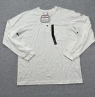 Rasco Fr Henley Shirt Mens Large White Long Sleeve Flame Resistant Workwear New