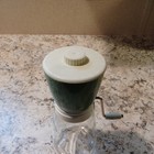Vintage Federal Housewares Nut   Spice Grinder Chopper Green   Working 