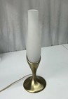 Vintage Laurel Table Lamp Sweden Mid Century Modern Tulip Gold Metal Base 14 5 