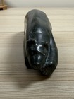Vintage Inuit Carved Soapstone Polar Bear Figure - Signed Eskimo Art Canada