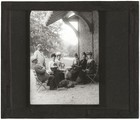 Family  France  Characters  Old Photo Glass Plate  Positive 8 5x10 Cm