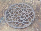 Antique Vintage Cast Iron Chimney 6  Flue Stove Pipe Grate Insert Register Decor