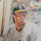 Jose Canseco Oakland Athletics  Commemorative Lithograph Glossy Photo 8x10