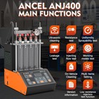 Ancel Anj400 Car Fuel Injector Ultrasonic Cleaning Machine Injector Tester 110v