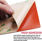 2-pack Silicone Car Heater Pad Engine Oil Heater Pad - 4  X 5  Self-adhesive Oil