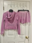 Juicy Couture Velour Hoodie   Shorts Set     Dewberry Purple  Size M