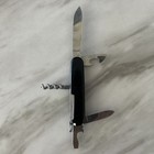     Black Victorinox Swiss Army Multi Tool Swiss Pocket Knife Officer Suisse